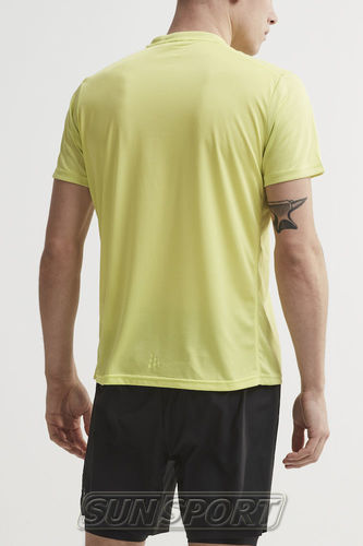 Футболка Craft M Eaze мужская желтый (вид 3) Футболка Craft M Eaze мужская желтый (фото, вид 3)