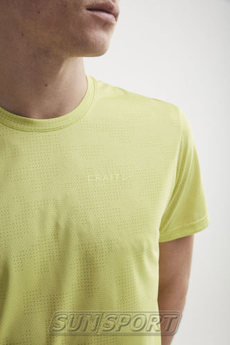 Футболка Craft M Eaze мужская желтый (вид 4) Футболка Craft M Eaze мужская желтый (фото, вид 4)
