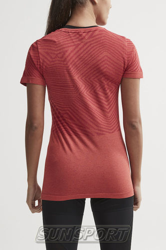 Футболка Craft W Cool Comfort женская коралл (вид 2) Футболка Craft W Cool Comfort женская коралл (фото, вид 2)