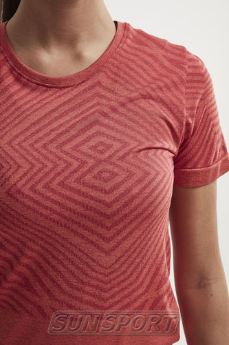 Футболка Craft W Cool Comfort женская коралл (вид 3) Футболка Craft W Cool Comfort женская коралл (фото, вид 3)