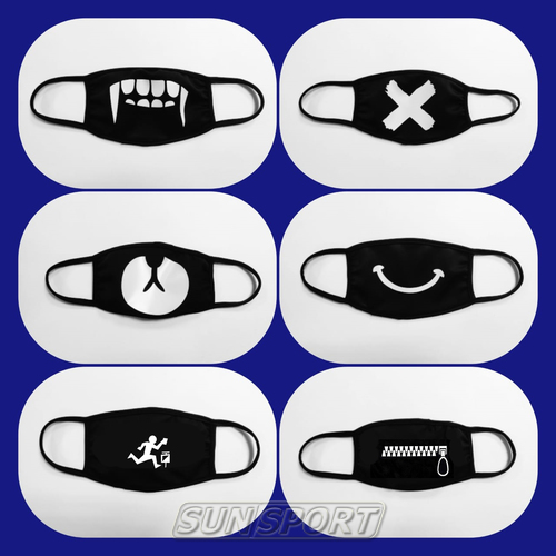 Повязка защитная на лицо многоразовая (Коронавирус Стоп) (вид 1) Повязка защитная на лицо многоразовая (Коронавирус Стоп) (фото, вид 1)