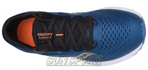 Кроссовки беговые Saucony M Clarion 2 Blue/Black (вид 2) Кроссовки беговые Saucony M Clarion 2 Blue/Black (фото, вид 2)