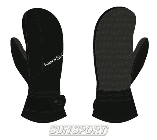 Варежки NordSki Arctic мембрана черный 20/21 (вид 2) Варежки NordSki Arctic мембрана черный 20/21 (фото, вид 2)