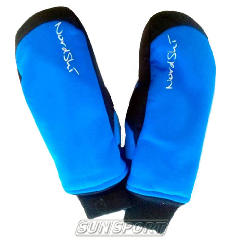 Варежки NordSki Active WS синий (вид 3) Варежки NordSki Active WS синий (фото, вид 3)