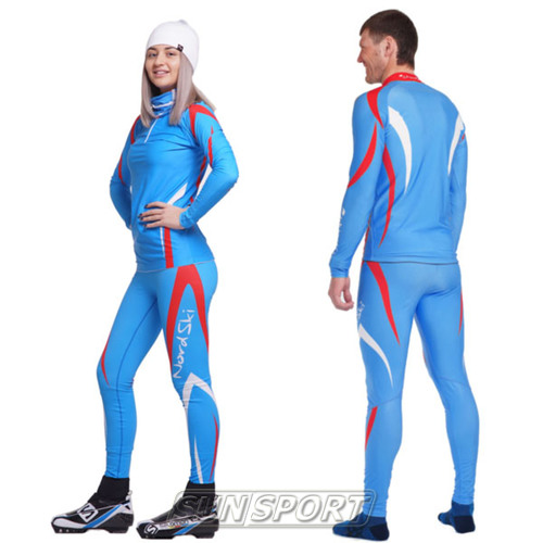 Êîìáèíåçîí ëûæíûé NordSki National Blue (âèä 4) Êîìáèíåçîí ëûæíûé NordSki National Blue (ôîòî, âèä 4)