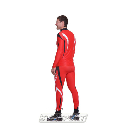 Комбинезон лыжный NordSki Premium красн/черный (вид 1) Комбинезон лыжный NordSki Premium красн/черный (фото, вид 1)