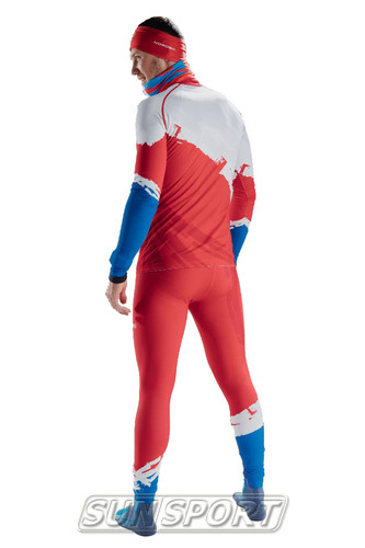 Комбинезон лыжный NordSki Premium Rus красный (вид 1) Комбинезон лыжный NordSki Premium Rus красный (фото, вид 1)