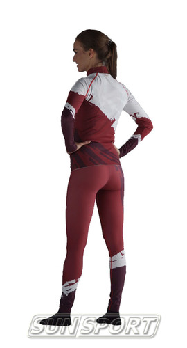 Комбинезон лыжный NordSki JR Premium детский бордо/белый (вид 1) Комбинезон лыжный NordSki JR Premium детский бордо/белый (фото, вид 1)