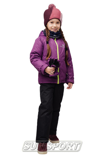 Утепленный костюм NordSki JR Motion детский фиолетовый (фото, вид 2)