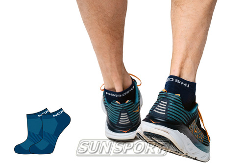 Носки (комплект) NordSki Run синий (вид 2) Носки (комплект) NordSki Run синий (фото, вид 2)