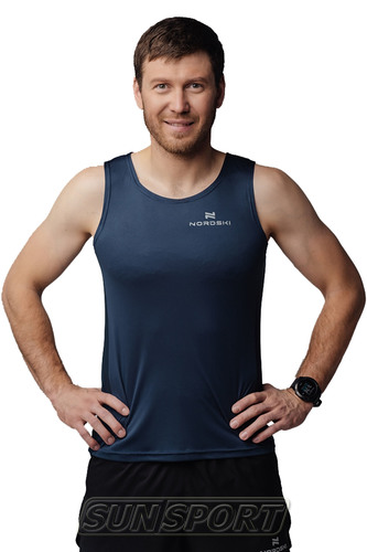 Майка NordSki M Sport мужская BlueBerry (вид 2) Майка NordSki M Sport мужская BlueBerry (фото, вид 2)