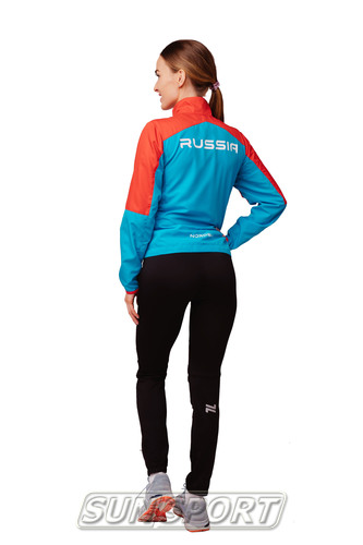 Куртка Тренировочная NordSki Jr Sport детская Red (вид 7) Куртка Тренировочная NordSki Jr Sport детская Red (фото, вид 7)