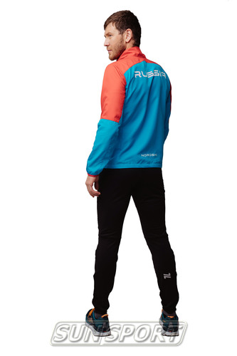 Куртка Тренировочная NordSki Jr Sport детская Red (вид 4) Куртка Тренировочная NordSki Jr Sport детская Red (фото, вид 4)