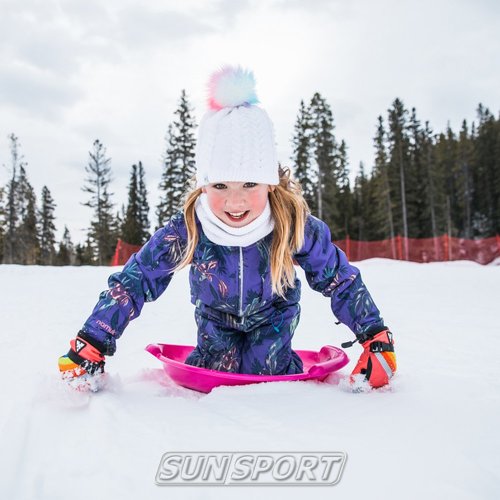  Buff Kids Knitted&Polar Hat Nina White (,  2)