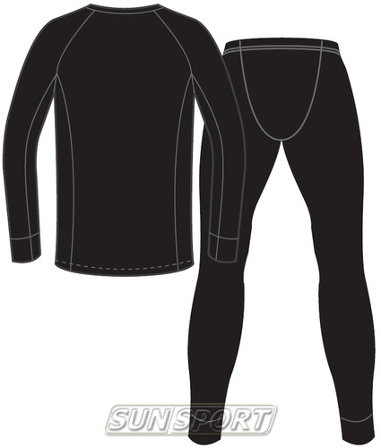 Термобелье Комплект NordSki M Warm мужской черный (вид 1) Термобелье Комплект NordSki M Warm мужской черный (фото, вид 1)