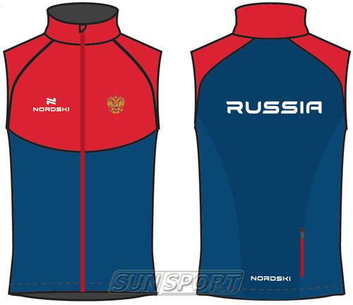 Жилет NordSki JR Premium SoftShell детский Patriot (вид 1) Жилет NordSki JR Premium SoftShell детский Patriot (фото, вид 1)