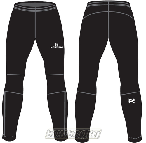 Разминочные штаны NordSki W Base женские черный (вид 1) Разминочные штаны NordSki W Base женские черный (фото, вид 1)