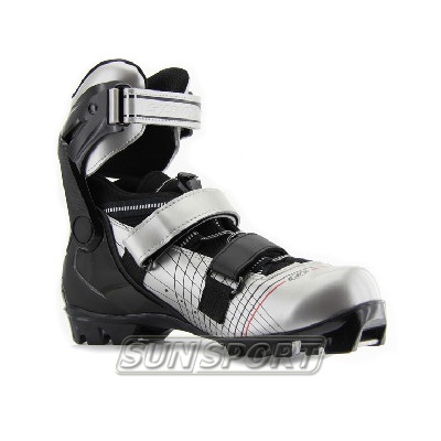 Ботинки лыжероллеров Spine Skiroll Skate SNS Pilot бел/черный (фото, вид 2)