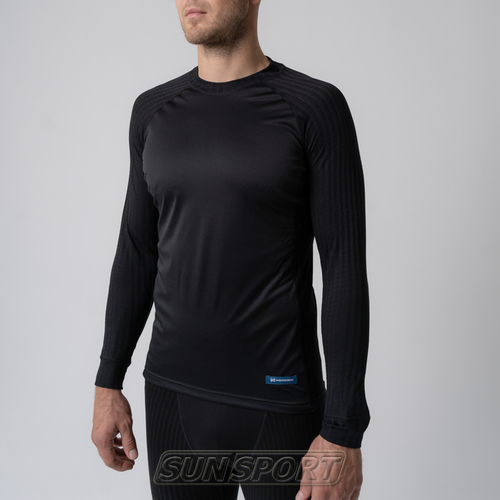 Термобелье Рубашка NordSki M Active Pro WS мужская черный (вид 2) Термобелье Рубашка NordSki M Active Pro WS мужская черный (фото, вид 2)