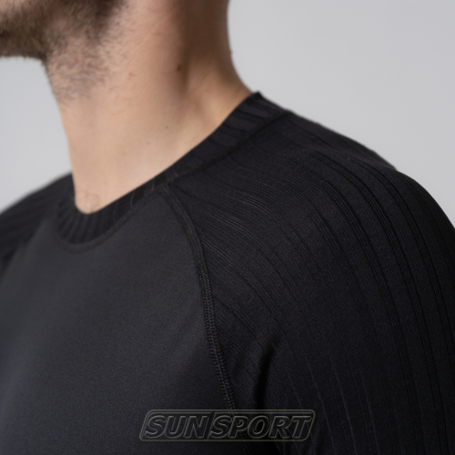 Термобелье Рубашка NordSki M Active Pro WS мужская черный (вид 6) Термобелье Рубашка NordSki M Active Pro WS мужская черный (фото, вид 6)