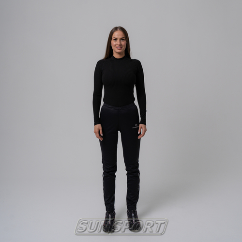 Разминочные штаны NordSki W Pro женские черные 20/21 (вид 1) Разминочные штаны NordSki W Pro женские черные 20/21 (фото, вид 1)