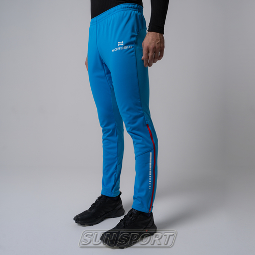 Разминочные штаны NordSki M Pro Rus мужские 20/21 (вид 2) Разминочные штаны NordSki M Pro Rus мужские 20/21 (фото, вид 2)