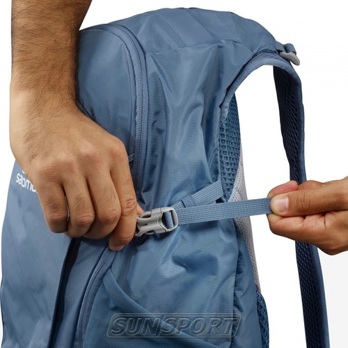 Рюкзак Salomon TrailBlazer 30л сер/голубой (вид 3) Рюкзак Salomon TrailBlazer 30л сер/голубой (фото, вид 3)