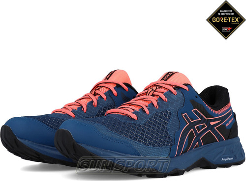 Кроссовки трейловые Asics W Gel-Sonoma 4 GTX т.син/розовый (вид 1) Кроссовки трейловые Asics W Gel-Sonoma 4 GTX т.син/розовый (фото, вид 1)