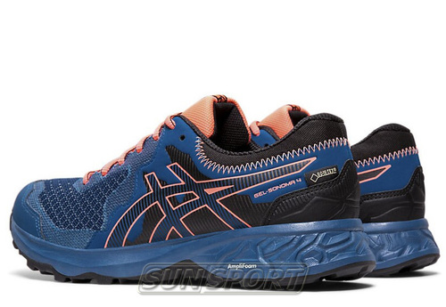 Кроссовки трейловые Asics W Gel-Sonoma 4 GTX т.син/розовый (вид 3) Кроссовки трейловые Asics W Gel-Sonoma 4 GTX т.син/розовый (фото, вид 3)