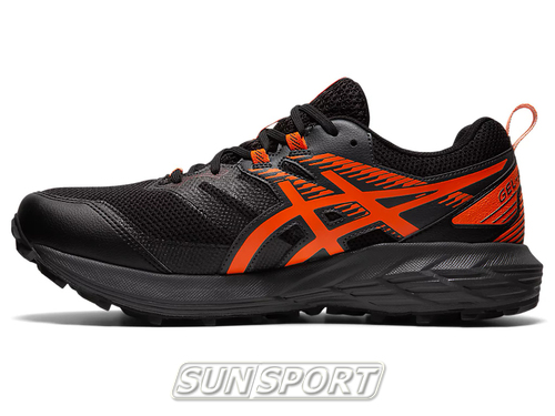 Кроссовки трейловые Asics M Gel-Sonoma 6 GTX черн/оранжевый (вид 1) Кроссовки трейловые Asics M Gel-Sonoma 6 GTX черн/оранжевый (фото, вид 1)