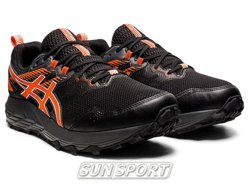 Кроссовки трейловые Asics M Gel-Sonoma 6 GTX черн/оранжевый (вид 2) Кроссовки трейловые Asics M Gel-Sonoma 6 GTX черн/оранжевый (фото, вид 2)