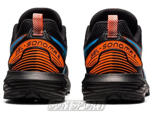 Кроссовки трейловые Asics M Gel-Sonoma 6 черн/синий (вид 2) Кроссовки трейловые Asics M Gel-Sonoma 6 черн/синий (фото, вид 2)