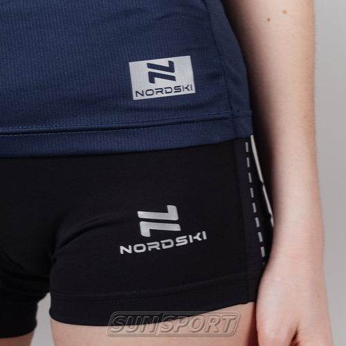 Шорты обтягивающие NordSki W Pro женские Black (вид 8) Шорты обтягивающие NordSki W Pro женские Black (фото, вид 8)