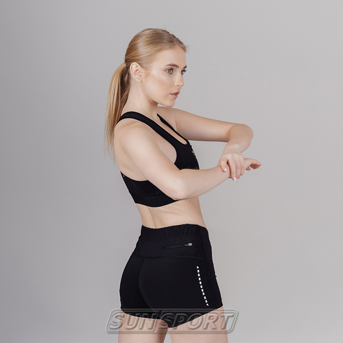 Топ спортивный NordSki W Pro Bra женский Black (вид 6) Топ спортивный NordSki W Pro Bra женский Black (фото, вид 6)