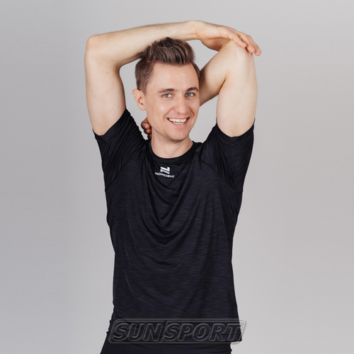 Футболка NordSki M Pro мужская Black (вид 3) Футболка NordSki M Pro мужская Black (фото, вид 3)