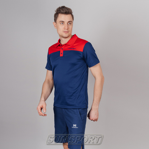 Футболка поло NordSki Blue/Red (вид 1) Футболка поло NordSki Blue/Red (фото, вид 1)