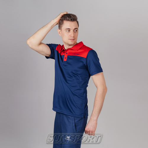 Футболка поло NordSki Blue/Red (вид 4) Футболка поло NordSki Blue/Red (фото, вид 4)