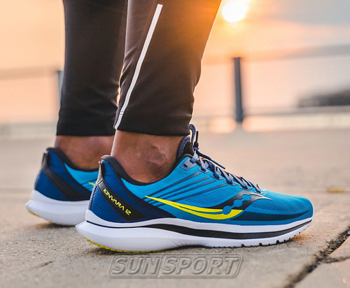   Saucony M Kinvara 12 Cobalt/Citrus (,  4)