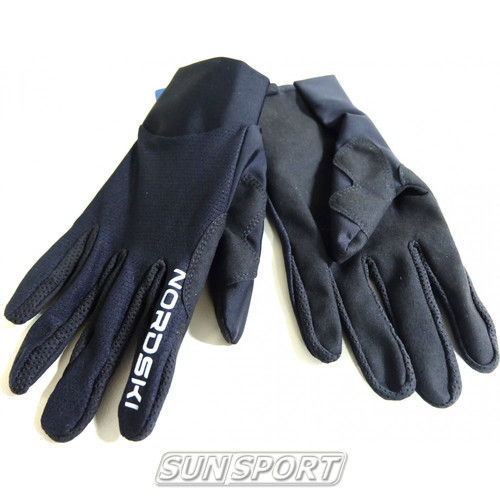 Перчатки лыжероллерные NordSki Light Black (вид 1) Перчатки лыжероллерные NordSki Light Black (фото, вид 1)