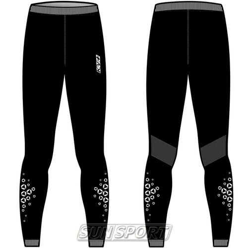 Термобелье Рейтузы KV+ Seamless черный (вид 2) Термобелье Рейтузы KV+ Seamless черный (фото, вид 2)