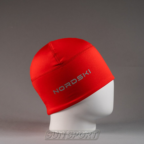 Шапка NordSki Warm красный 19/20 (вид 2) Шапка NordSki Warm красный 19/20 (фото, вид 2)