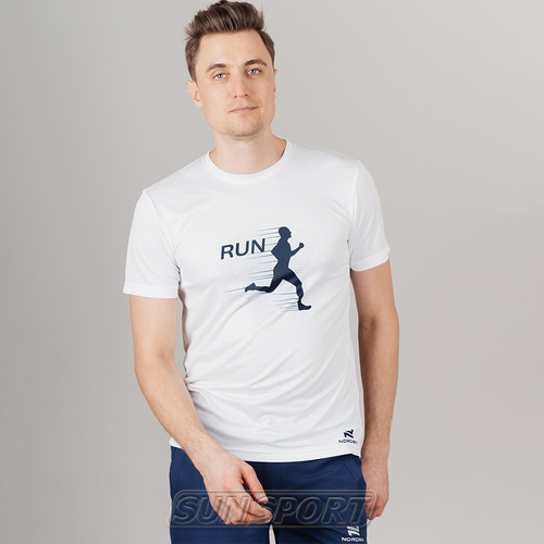 Футболка NordSki M Run мужская Print (вид 1) Футболка NordSki M Run мужская Print (фото, вид 1)