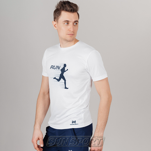Футболка NordSki M Run мужская Print (вид 2) Футболка NordSki M Run мужская Print (фото, вид 2)