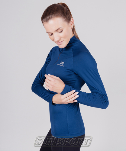 Лонгслив NordSki W Pro женский Dark Ocean (вид 3) Лонгслив NordSki W Pro женский Dark Ocean (фото, вид 3)