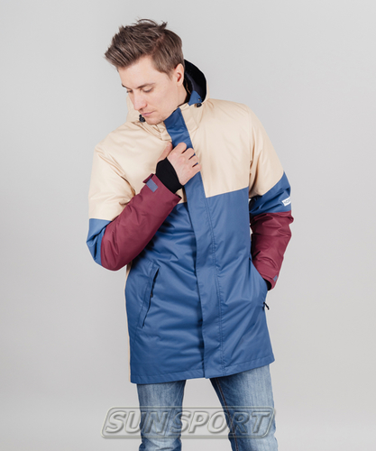 Утепленная куртка NordSki M Casual мужская син/бежевый (вид 1) Утепленная куртка NordSki M Casual мужская син/бежевый (фото, вид 1)