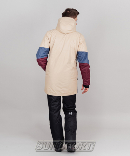 Утепленная куртка NordSki M Casual мужская син/бежевый (вид 2) Утепленная куртка NordSki M Casual мужская син/бежевый (фото, вид 2)