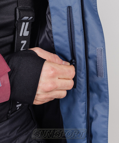 Утепленная куртка NordSki M Casual мужская син/бежевый (вид 7) Утепленная куртка NordSki M Casual мужская син/бежевый (фото, вид 7)