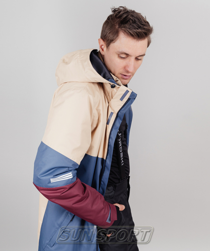 Утепленная куртка NordSki M Casual мужская син/бежевый (вид 8) Утепленная куртка NordSki M Casual мужская син/бежевый (фото, вид 8)