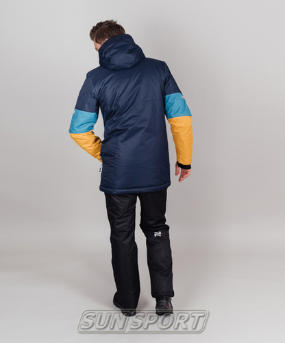 Утепленная куртка NordSki M Casual мужская т.син/синий (вид 2) Утепленная куртка NordSki M Casual мужская т.син/синий (фото, вид 2)