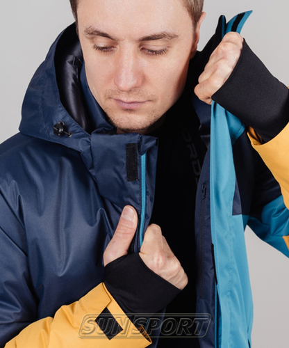 Утепленная куртка NordSki M Casual мужская т.син/синий (вид 5) Утепленная куртка NordSki M Casual мужская т.син/синий (фото, вид 5)